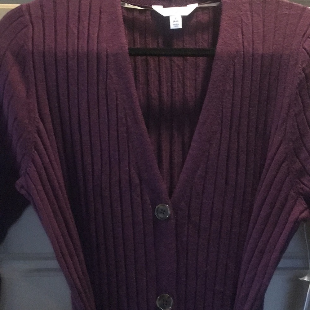 Women’s Ribbed Duster Sweater size Small(4/6) - Picture 4 of 6